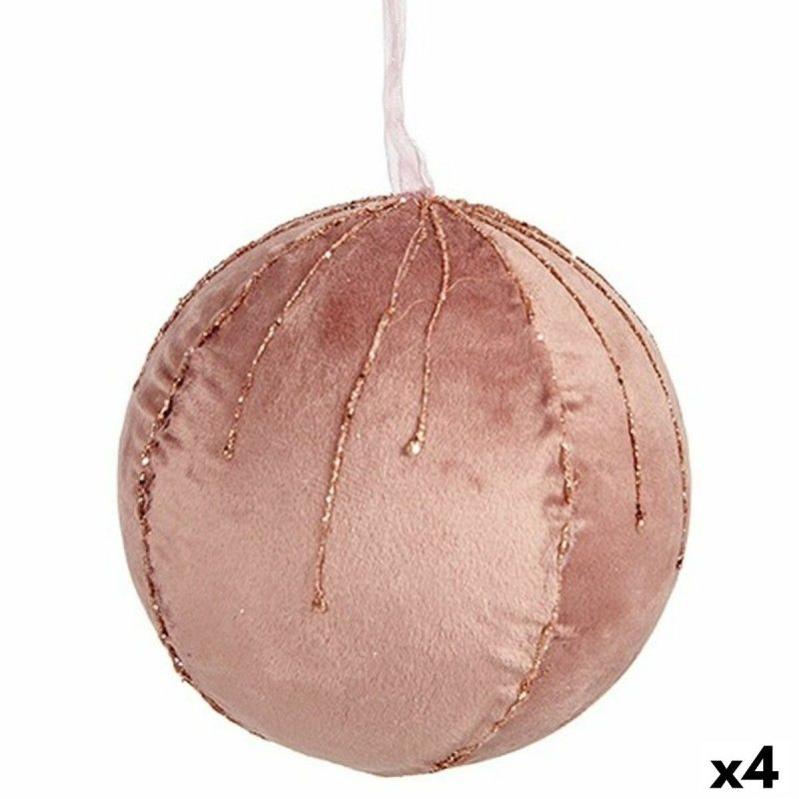 Lot De 5 Boutons Boules Rose Bonbon 12 Mm - Tige Plastique - Fabriqué En France
