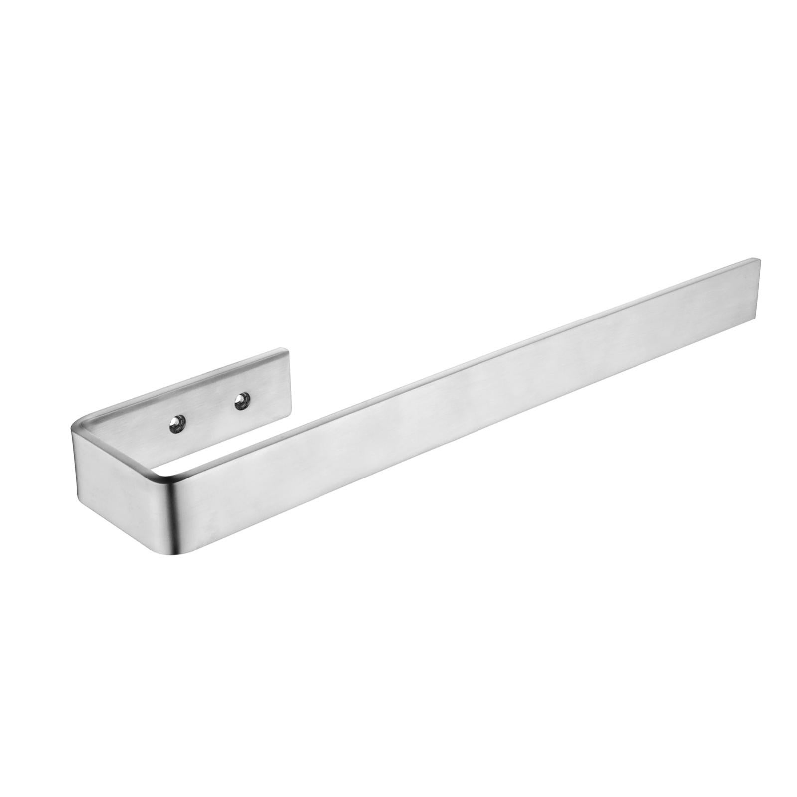 JQK Anello portasciugamani in acciaio inox a mezzo anello per bagno, 17,8 cm, finitura spazzolata, montaggio a parete, TR160-BN