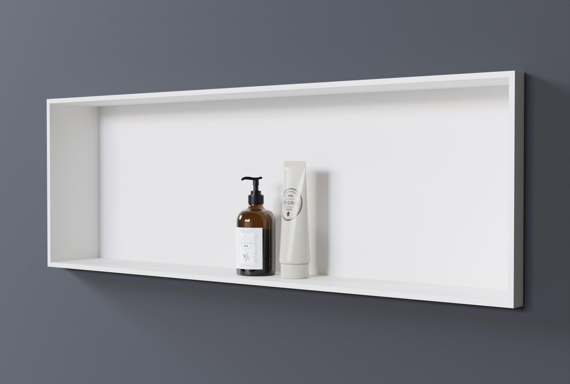 BERNSTEIN Niche murale douche fonte minérale, étagère rangement