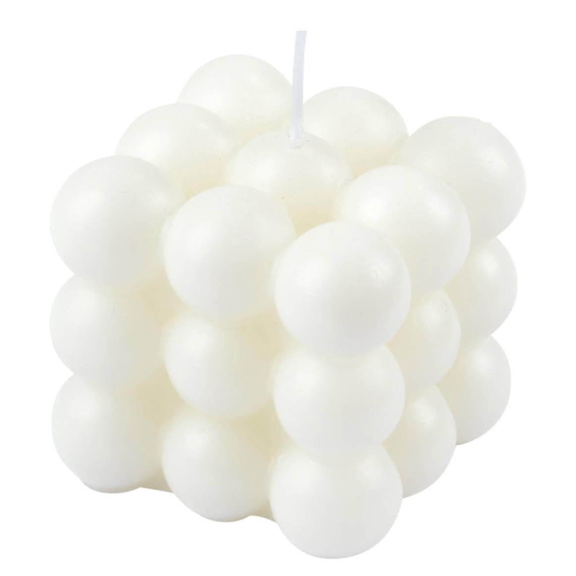10 Bougies Chandelier Blanc 20cm Homéa - Pour Dîner, Décoration, Ambiance - Lot Économique