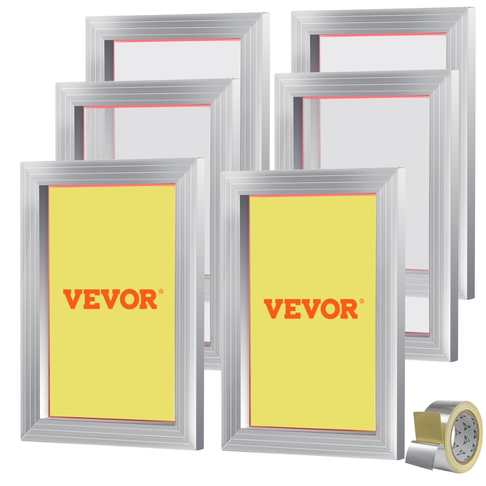 VEVOR Cadres de Sérigraphie Lot de 6 Kit de Sérigraphie Cadre en