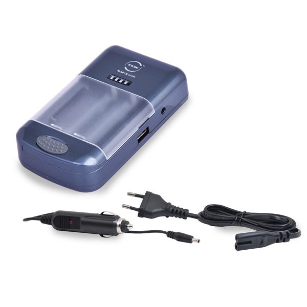 NX Chargeur universel batteries Liion /NiMH (photo/camera/téléphone, smartphone, GSM) Leroy