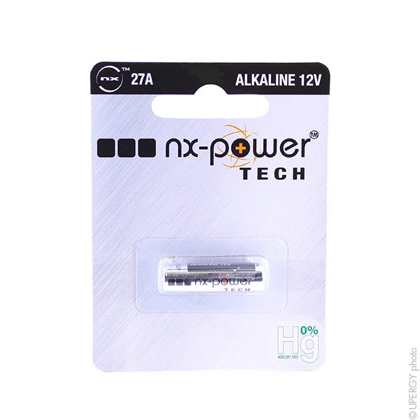 NX - Pile alcaline blister x1 27A Nx-Power Tech 12V 21mAh