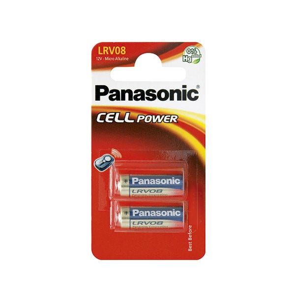 Panasonic - Pile alcaline blister x2 Panasonic 23A 12V 33mAh