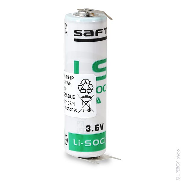 Pile lithium LS14500 AA 3.6V 2.6Ah