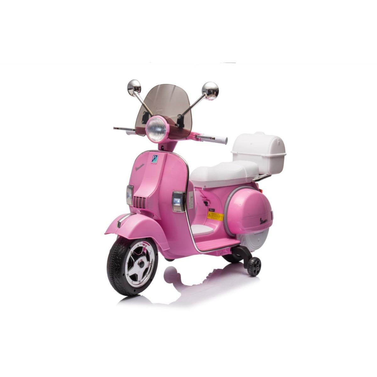 Piaggio Vespa Full Napoli Moto Elettrica da Bambini Batteria 12 V Rosa ...