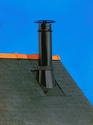 WESER - Aspirateur de cheminée en béton pour conduit 25 x 25 cm 49