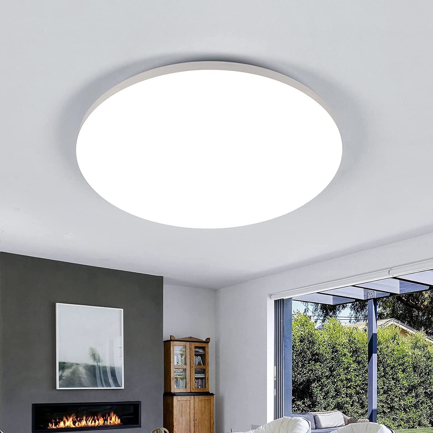 Luminaire plafonnier LED  Eclairage LED plafond chez bis-electric