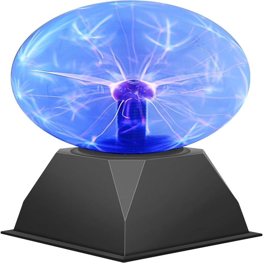 Lampe boule de plasma Lumière plasma magique 5 pouces Lampe globe