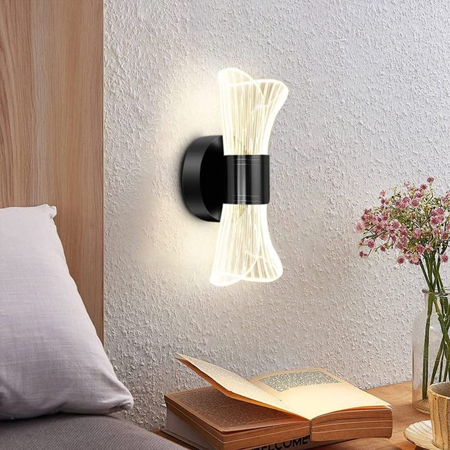 Applique Murale Intérieur LED Dimmable, 12W Moderne Lampe LED