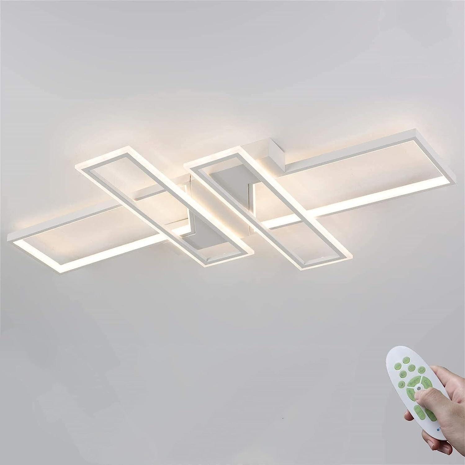 Plafoniera Led Dimmerabile Moderno Rettangolo Lampada A Soffitto plafoniera-led-dimmerabile-moderno-rettangolo-lampada-a-soffitto