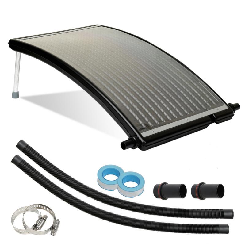 Riscaldamento Solare Tappeto Per Riscaldamento Piscina Nero Riscaldamento Piscina Assorbitori Solari 110 X 69 X 14 Cm 89727078