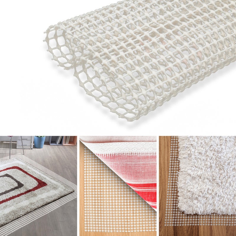 Almohadilla para alfombra, alfombra antideslizante, almohadilla para alfombra  antideslizante, fácil de lavar, se puede cortar 150 * 210 cm