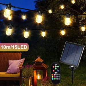 Guirlandes lumineuses LED intégrée Barnaby IP44 GoodHome Multicolore 10m