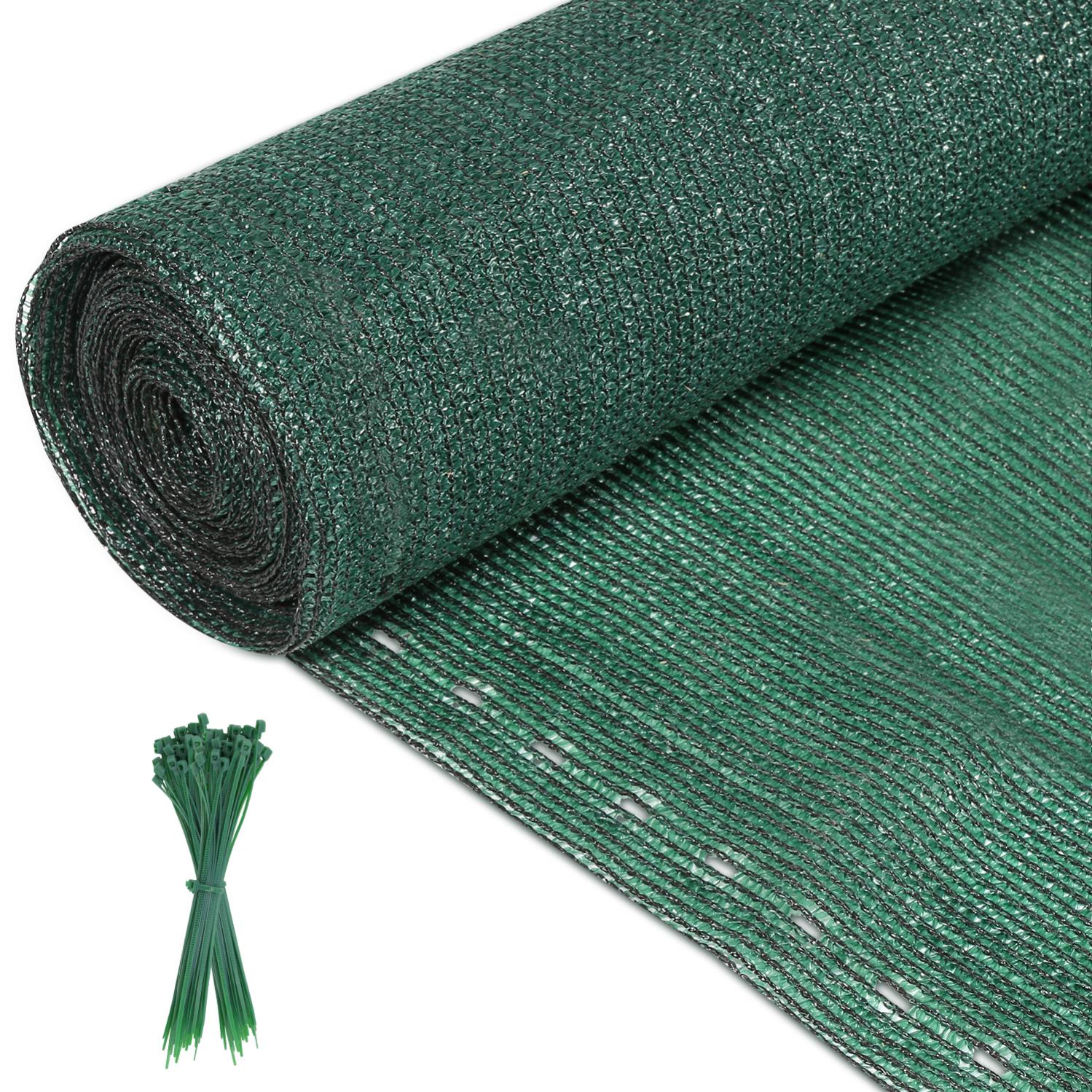 Schermo privacy rinforzato, 1,2 x 20 m Verde 150 gr/m² (1,2 x 20 m ...