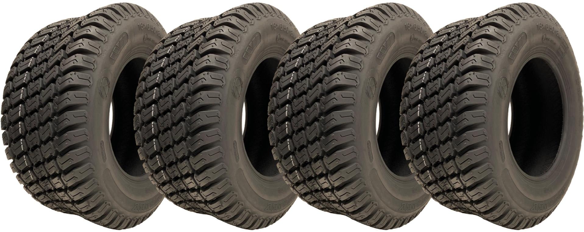 Pneu Tondeuse Autoportée SECURA 18x6.50-8 - Gazon Turf - Compatible Multi-Marques