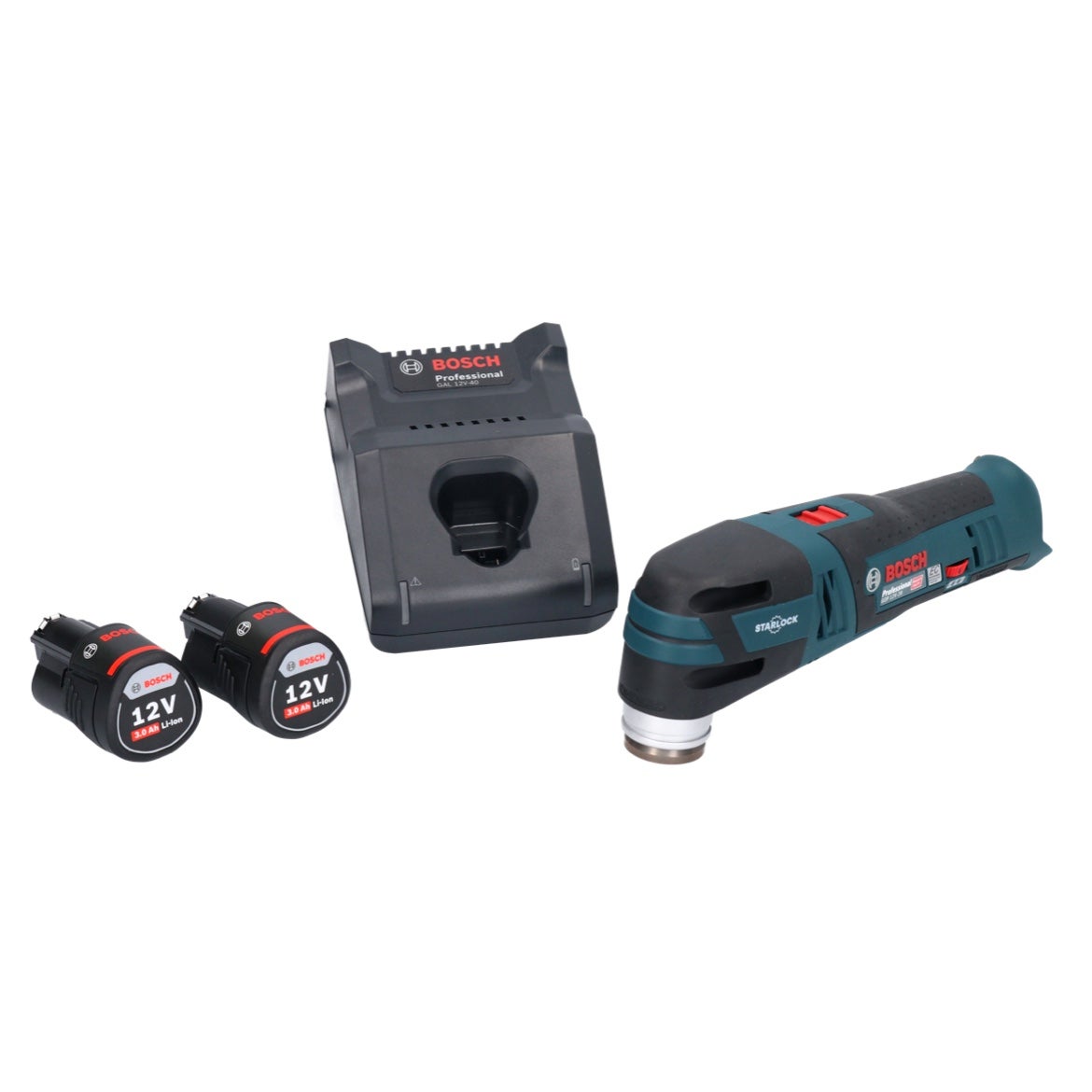 Bosch Gop 12v 28 Professional Découpeur Ponceur Sans Fil Starlock Brushless 2x Batteries 30 5896