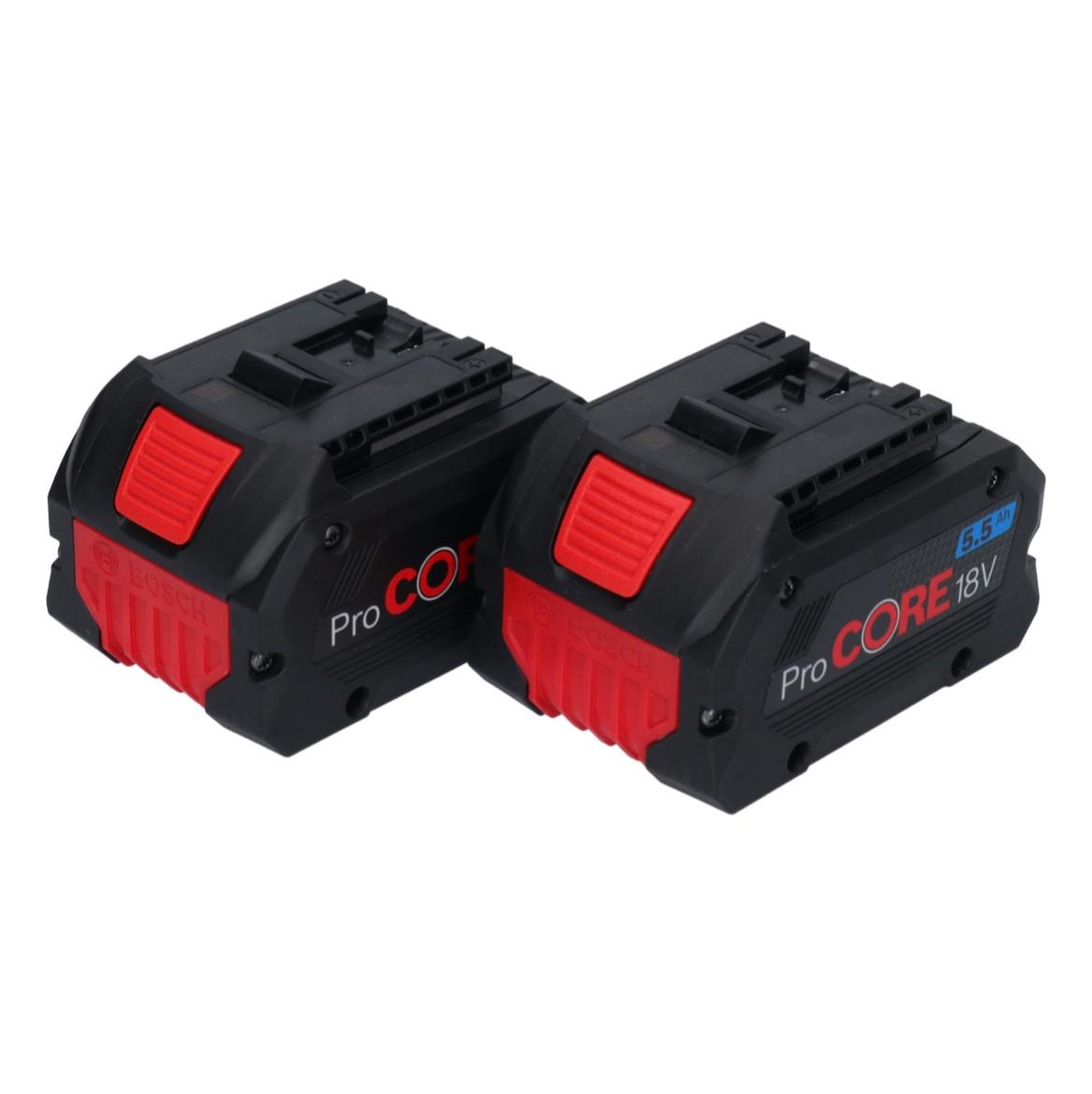 Bosch ProCORE 18 V 5,5 Ah Professional Set de batteries Li-Ion - 2 pcs ...