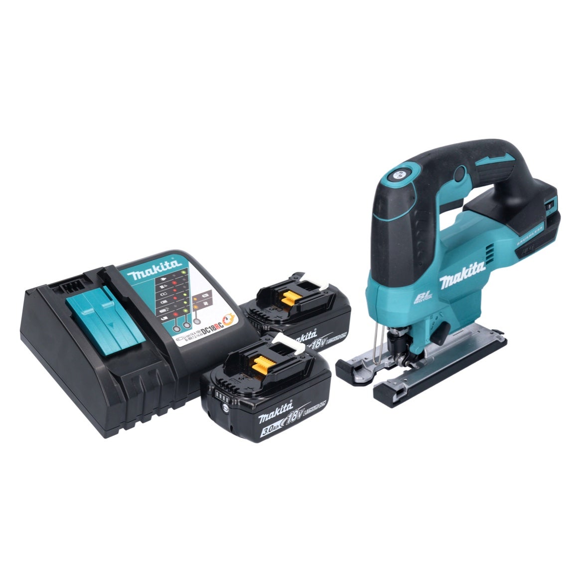 Makita DJV 184 RF Scie Sauteuse Sans Fil 18V Brushless 2x Batteries 3