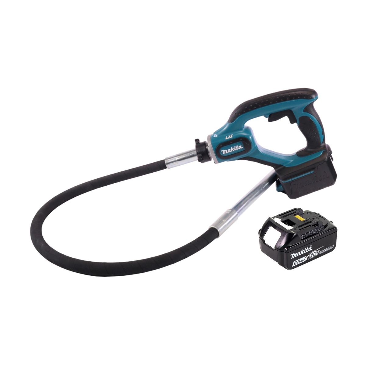 Makita DVR450G1 Vibrateur à béton 1,2 m 18V + 1x Batterie 6,0 Ah - sans ...