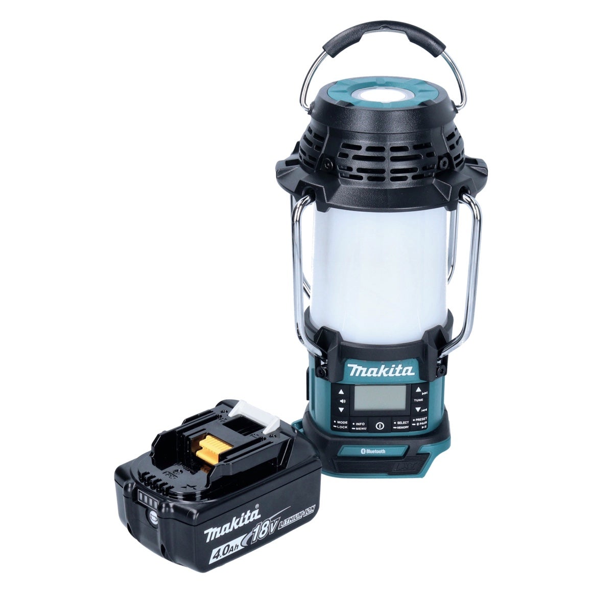 Makita Dmr M Radio Sans Fil V Fm Dab Avec Lanterne Lampe De Poche Ip X