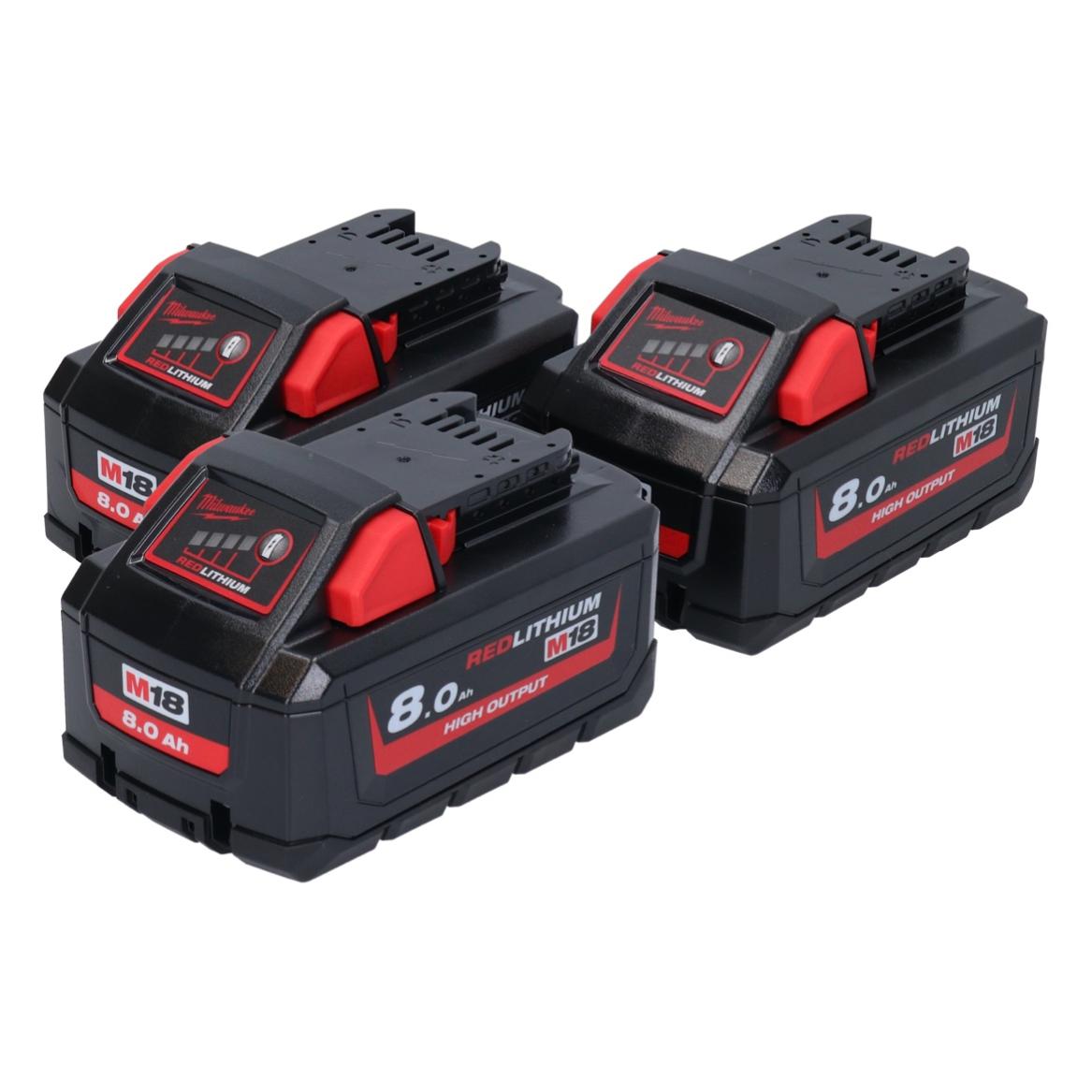 4Pack 18V Pour Milwaukee M18 Batterie M18B6 XC 9.0Ah Li-Ion 48-11-1860
