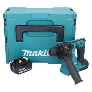 Perceuse à Percussion Makita DHR202 18V SDS+ Avec Batterie 5Ah - 3 Modes, Burinage, Compacte Et Puissante