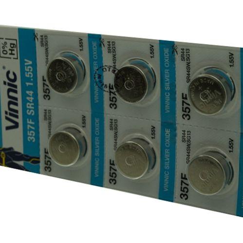 Lot De 10 Piles Vinnic 1000 MAh Compatibles MAXELL V384 (SR44SW)