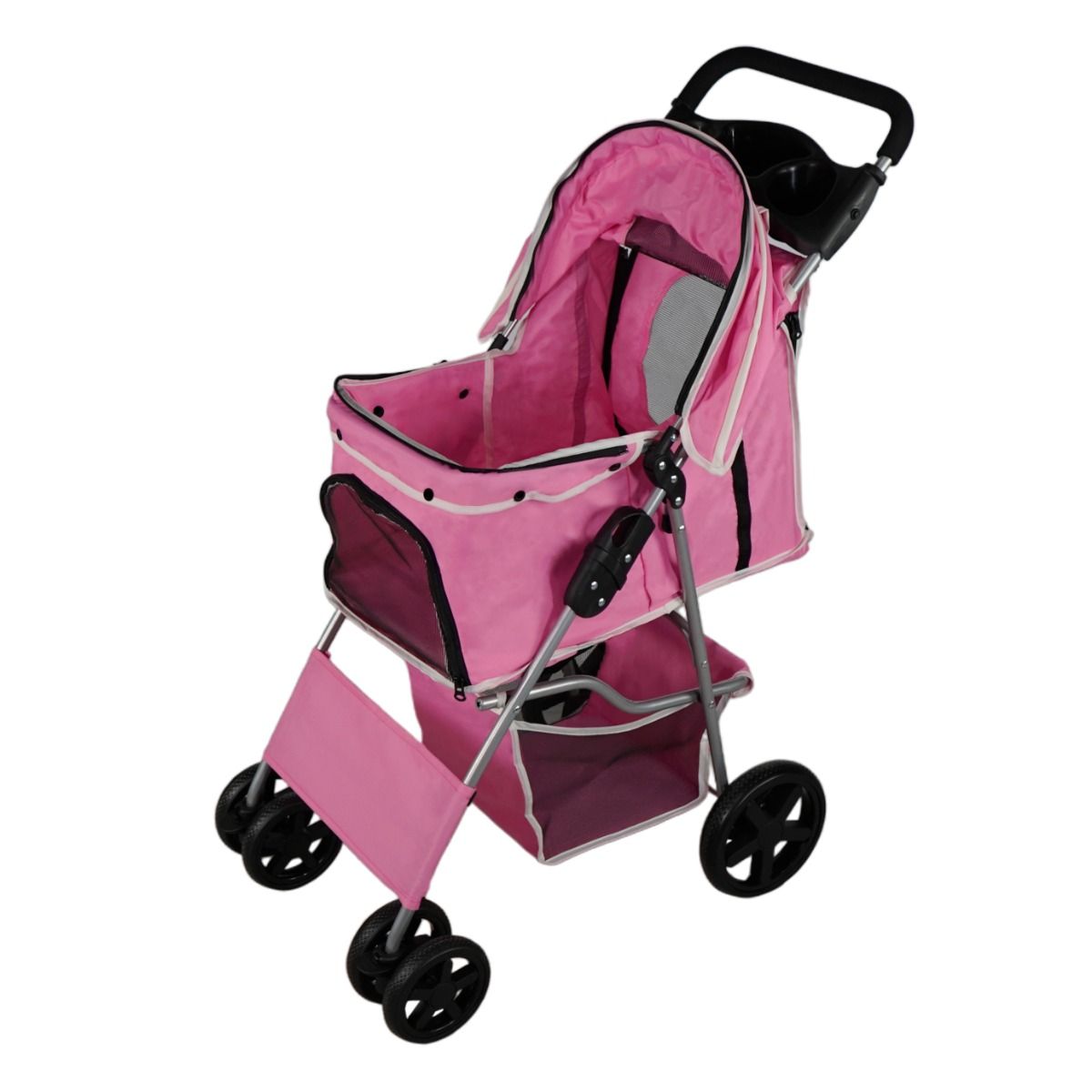 Poussette pour discount chien rose