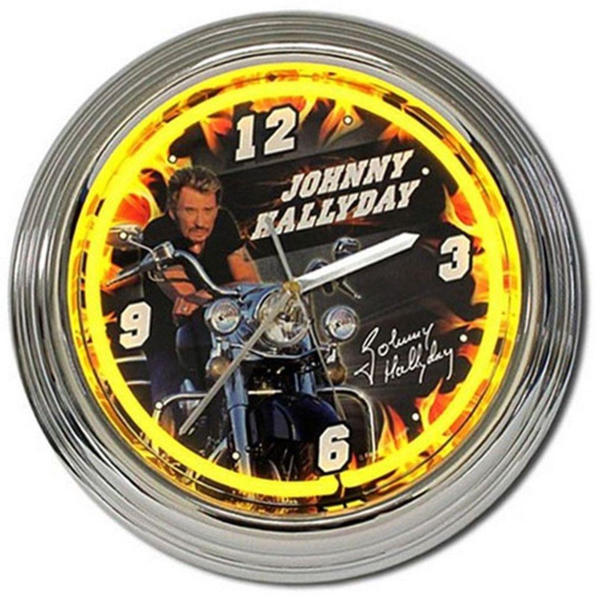 Horloge néon johnny hallyday moto | Leroy Merlin