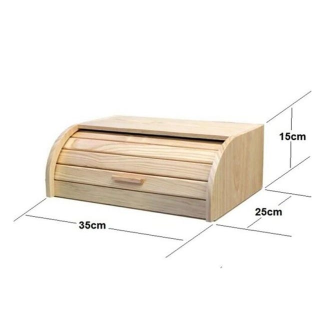 Panera de madera 38 cm x 38 cm x 7 cm - DOLFILAND