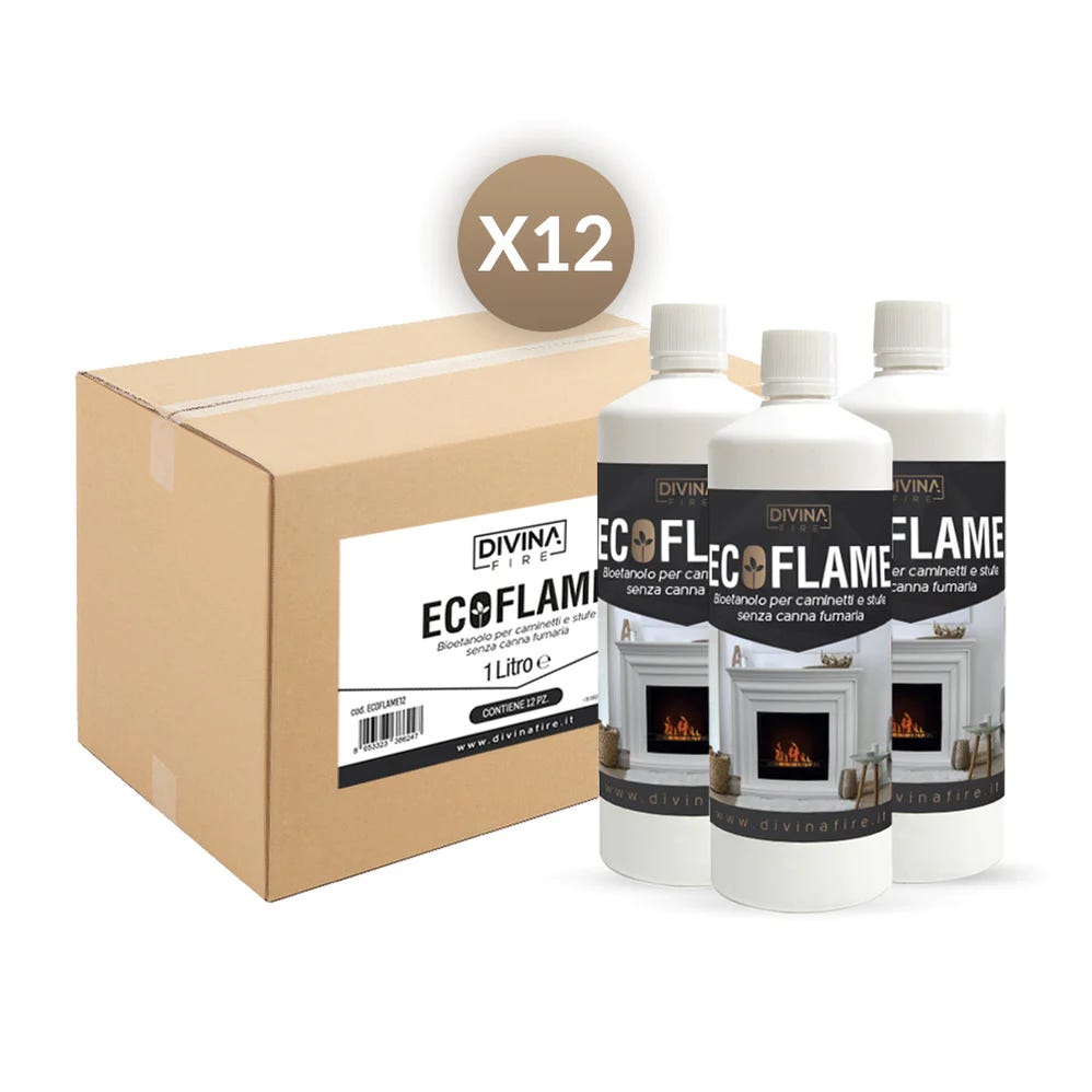 Bioéthanol liquide combustible confision de 12lt inodore et incolore pour  biocamini