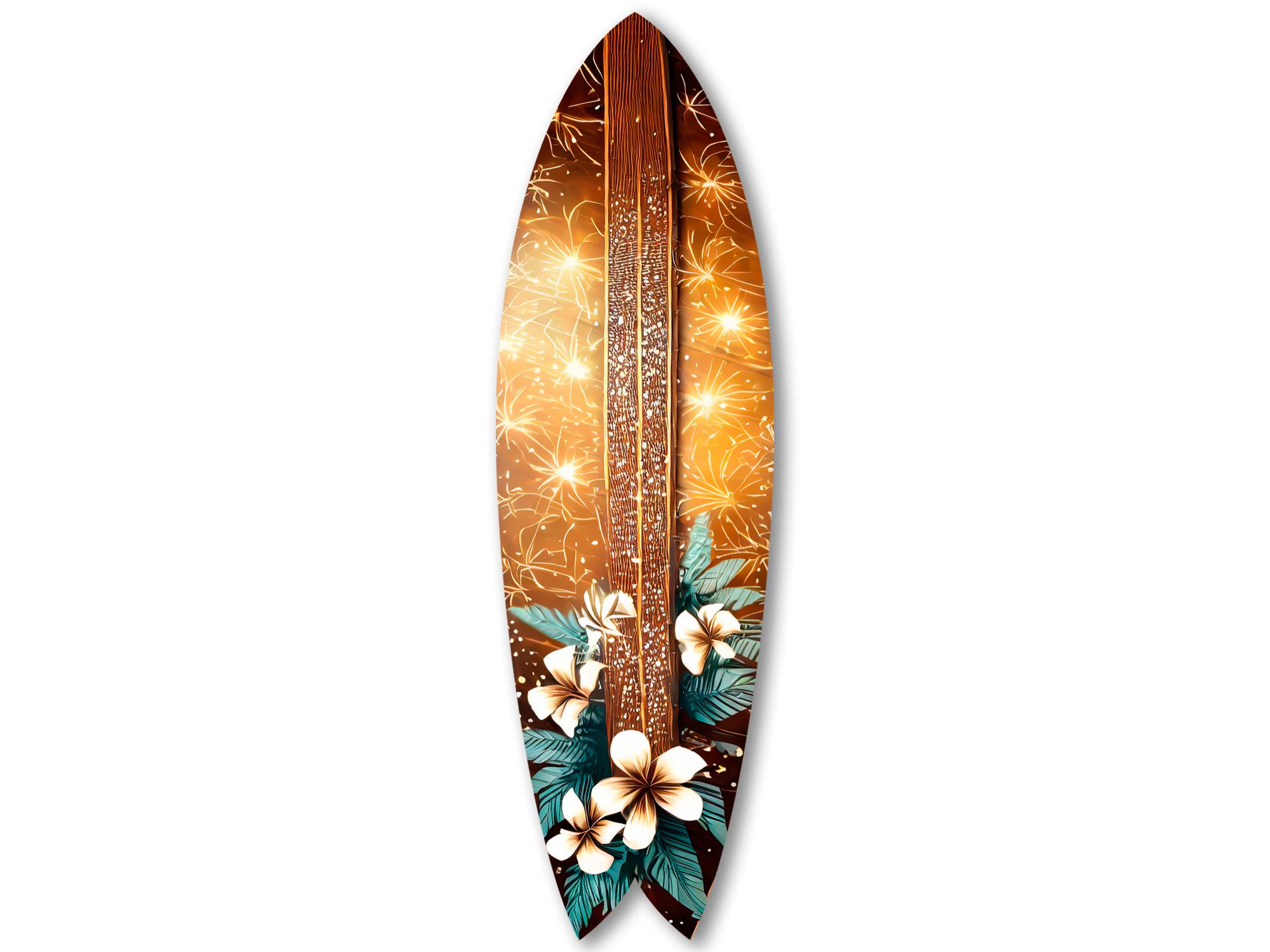 Planche de surf décorative, impression sur alu-dibond, déco murale