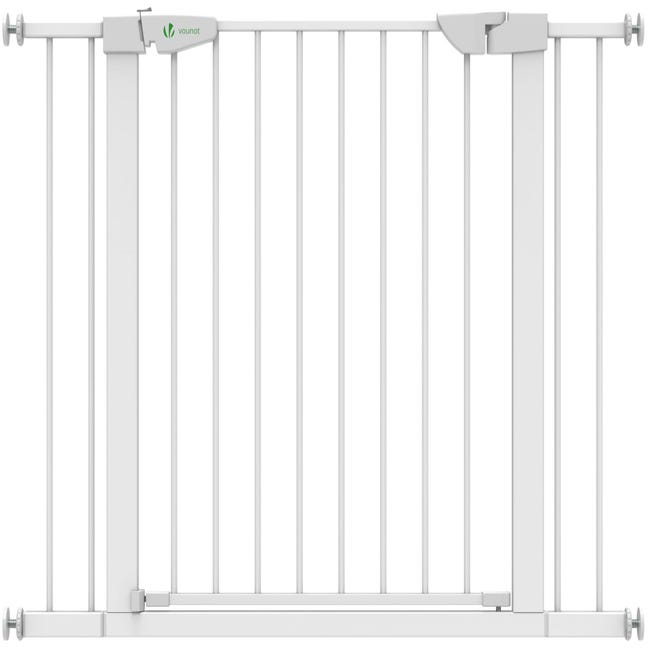Barriere De Securite Porte Et Escalier 100 108cm Blanc Pour Enfants Et Animaux Leroy Merlin