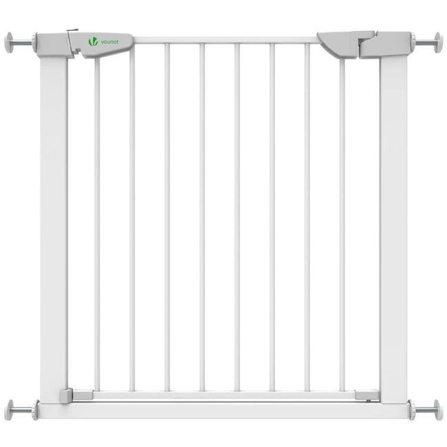 Barriere De Securite Porte Et Escalier 75 84cm Blanc Pour Enfants Et Animaux Leroy Merlin Barriere De Securite Porte Et Escalier 75 84cm Blanc Pour Enfants Et Animaux Leroy Merlin
