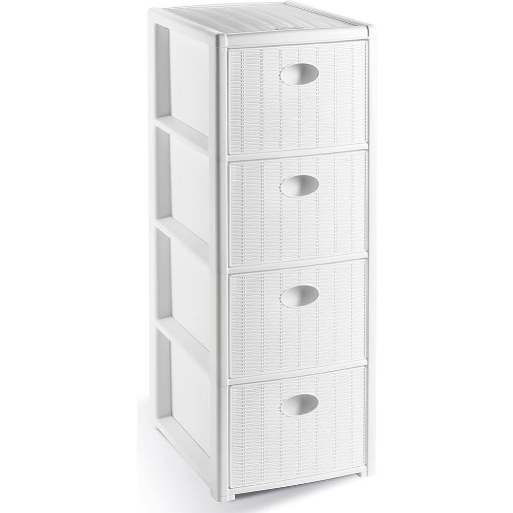 Cassettiera Plastica SUNDIS Tag Tower - 5 Cassetti Trasparenti A4, 61 Cm, Con Ruote Per Ufficio E Casa - Foto 4