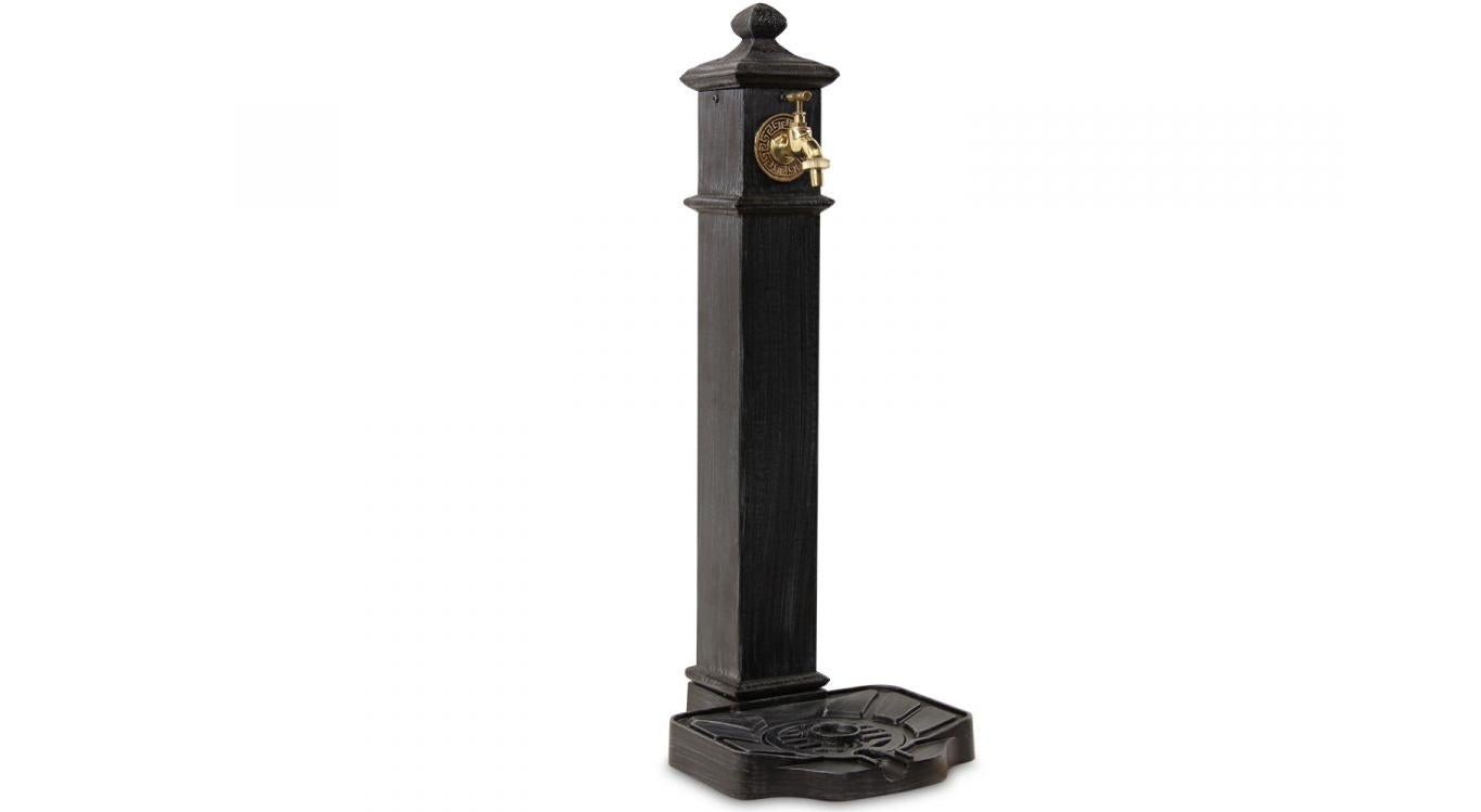 Fontaine de Jardin Aluminium-Métal Gris 33x29x80cm | Leroy Merlin