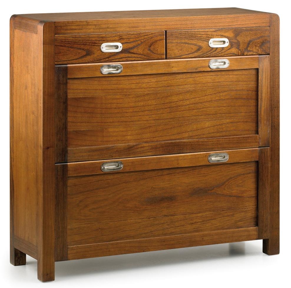 Meuble à chaussures en bois massif de Mindy Sotchy 100 cm Leroy Merlin