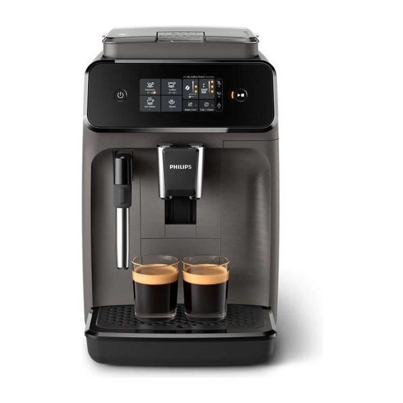Machine a cafe expresso avec broyeur Philips EP1224/00 - Ecran tactile - Filtre  AquaClean - Broyeur réglable 12 niveaux