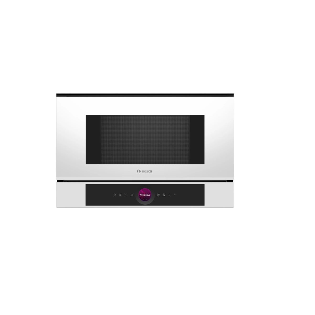 Micro-ondes solo encastrable 21l 900w blanc - Bosch BFL7221W1 | Leroy