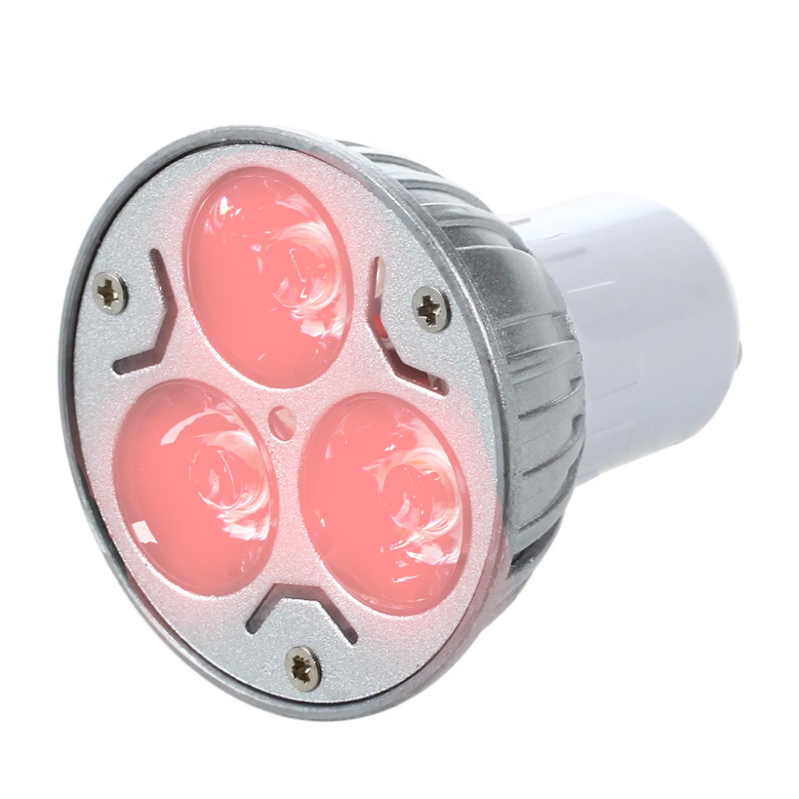 Faretto 3 LED High Power luce spot 3W GU10 lampada colorata ROSSA 230V