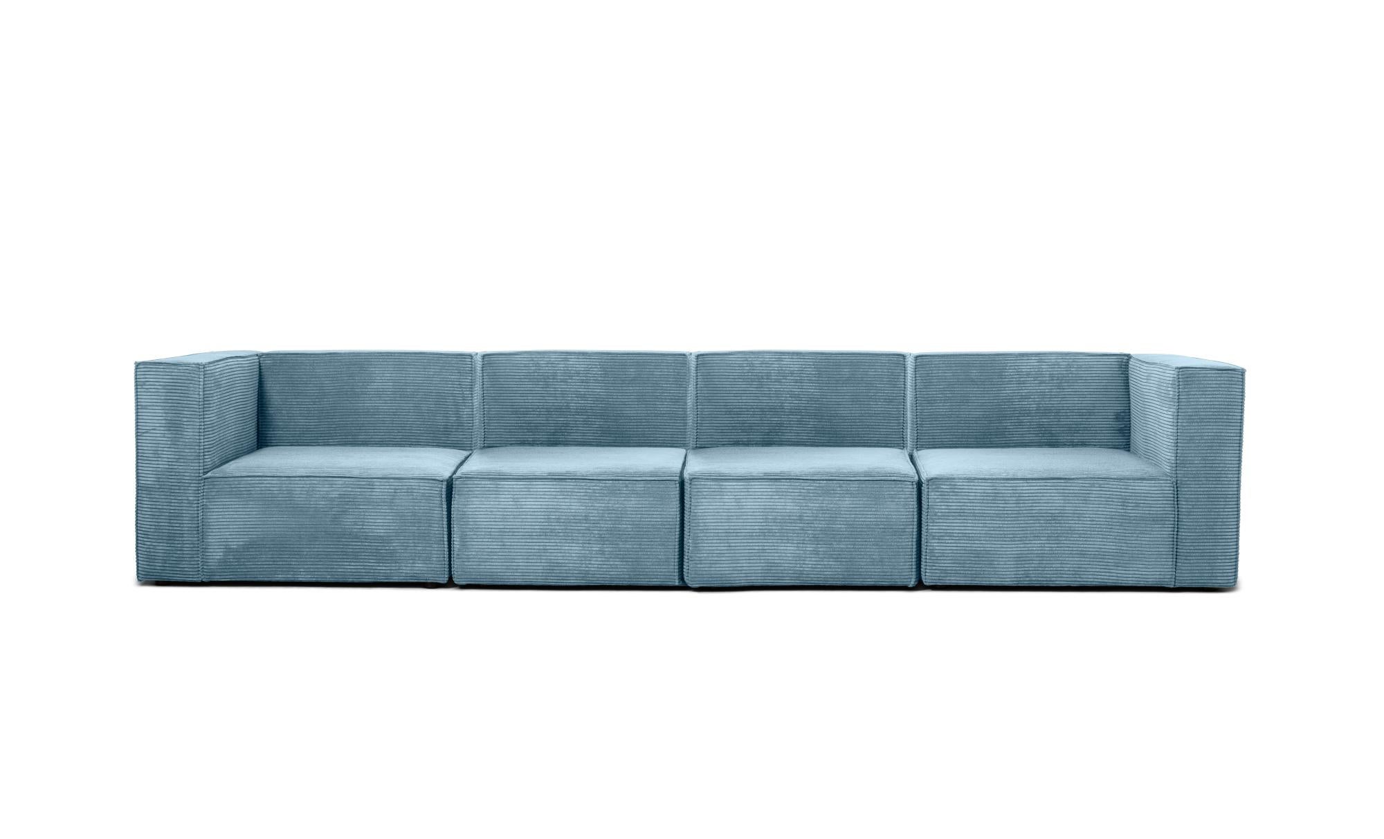 Piccolo Pouf Velluto Blu | Pouf da Terra Pouf | Mobili morbidi