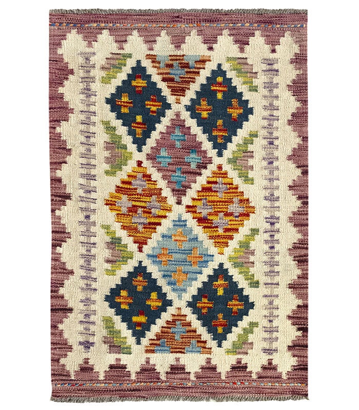 Hamid - KILIM HERAT 89x60 tappeto piccolo in 100% lana.