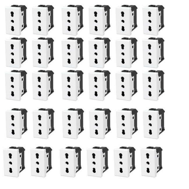 Presa schuko P40 Smart 4Box per Bticino Matix bianca 4BP40S.AM Presa schuko P40 Smart 4Box per Bticino Matix bianca 4BP40S.AM