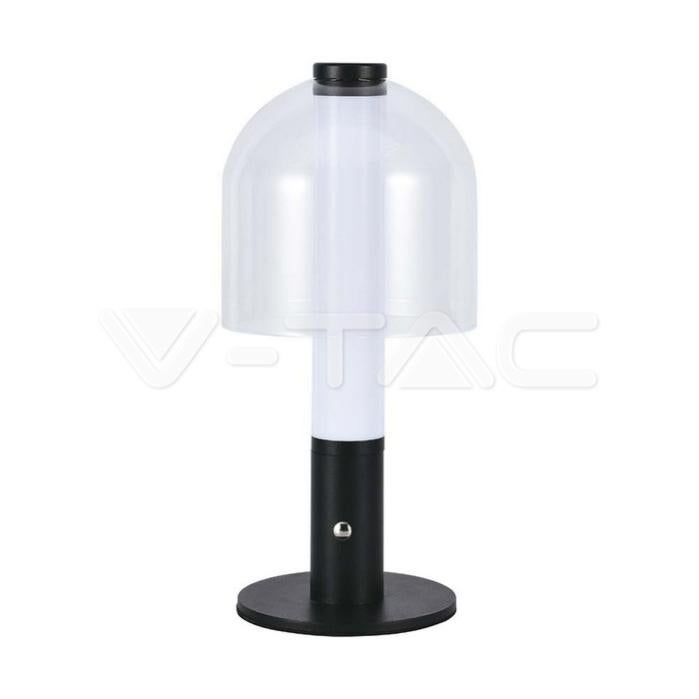 SKU 23413 - Lampada LED da Tavolo Magnetica 5W con Batteria Ricaricabile USB C Colore Nero Touch Dimmerabile 3in1 IP65 | LED Italia