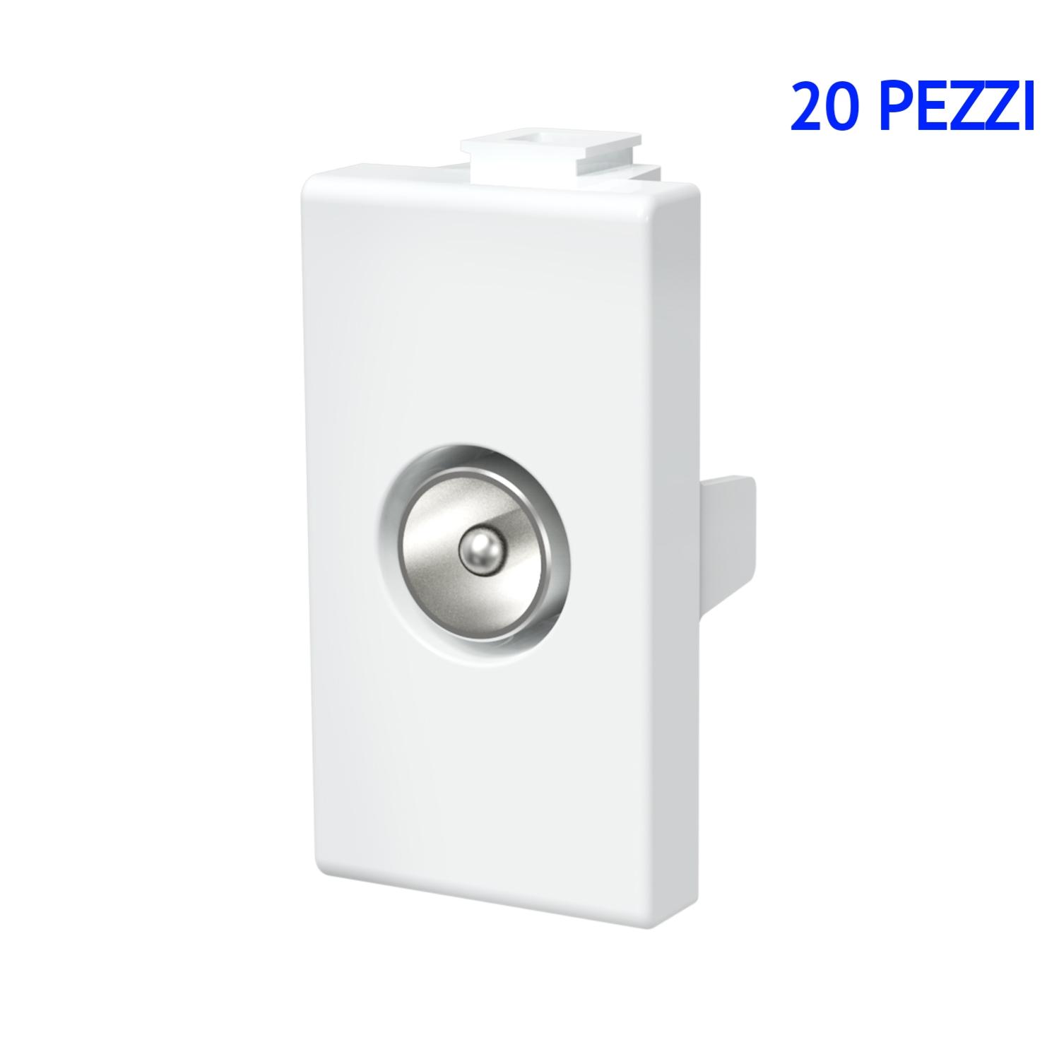 PRESA ANTENNA TV MASCHIO BTICINO MATIX COMPATIBILE 20 PRESE | Leroy Merlin - Foto 2