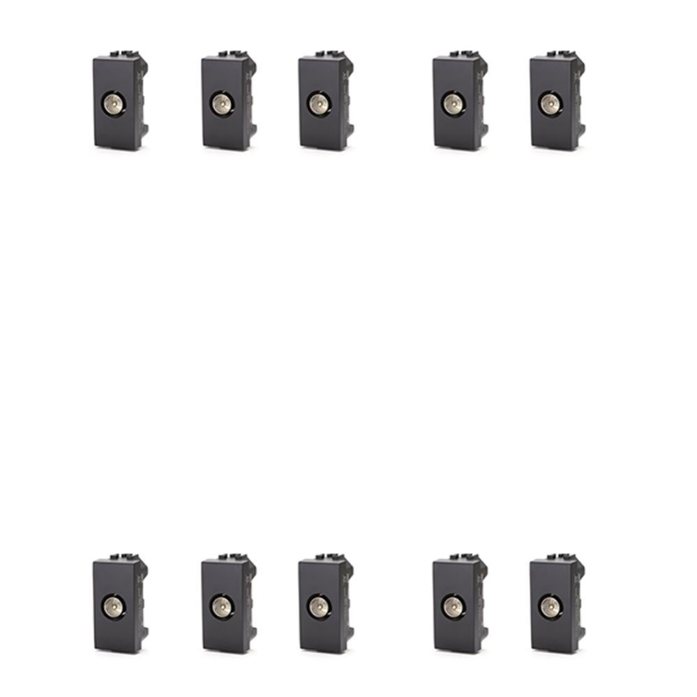 Presa Antenna TV Per BTicino Living - Modulo Nero, Compatibile Con Placche Originali - Foto 5