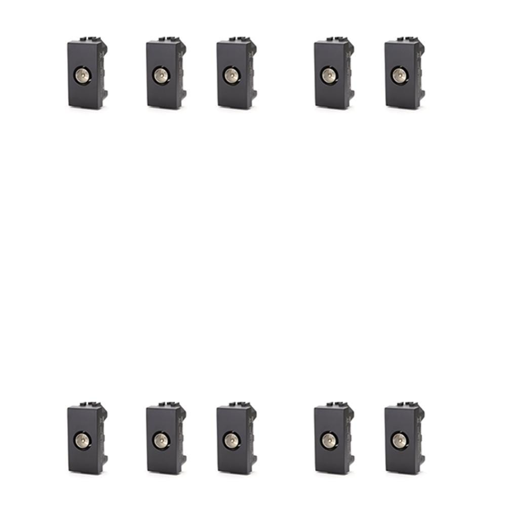 Presa Antenna TV Per BTicino Living - Modulo Nero, Compatibile Con Placche Originali - Foto 5