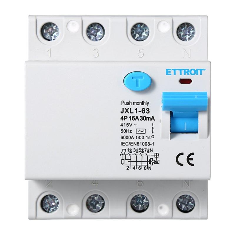 Interruttore Salvavita Differenziale Puro 4P 40A 6kA 30mA 380V