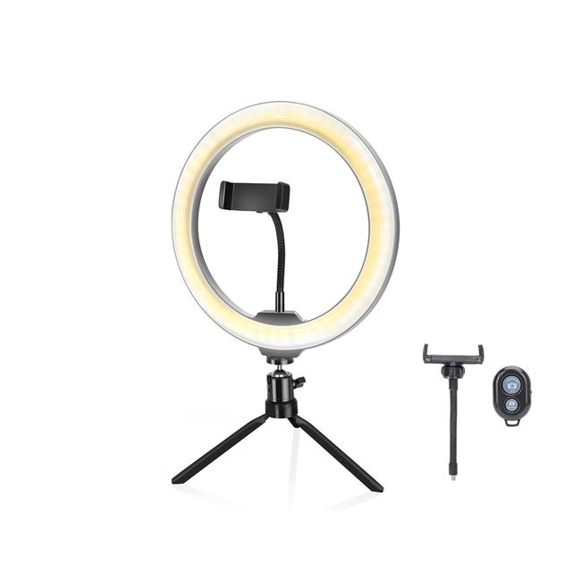 BIlinli Lampada con Illuminazione ad Anello Regolabile a 56 LED per microscopio Stereo Zoom BIlinli Lampada con Illuminazione ad Anello Regolabile a 56 LED per microscopio Stereo Zoom